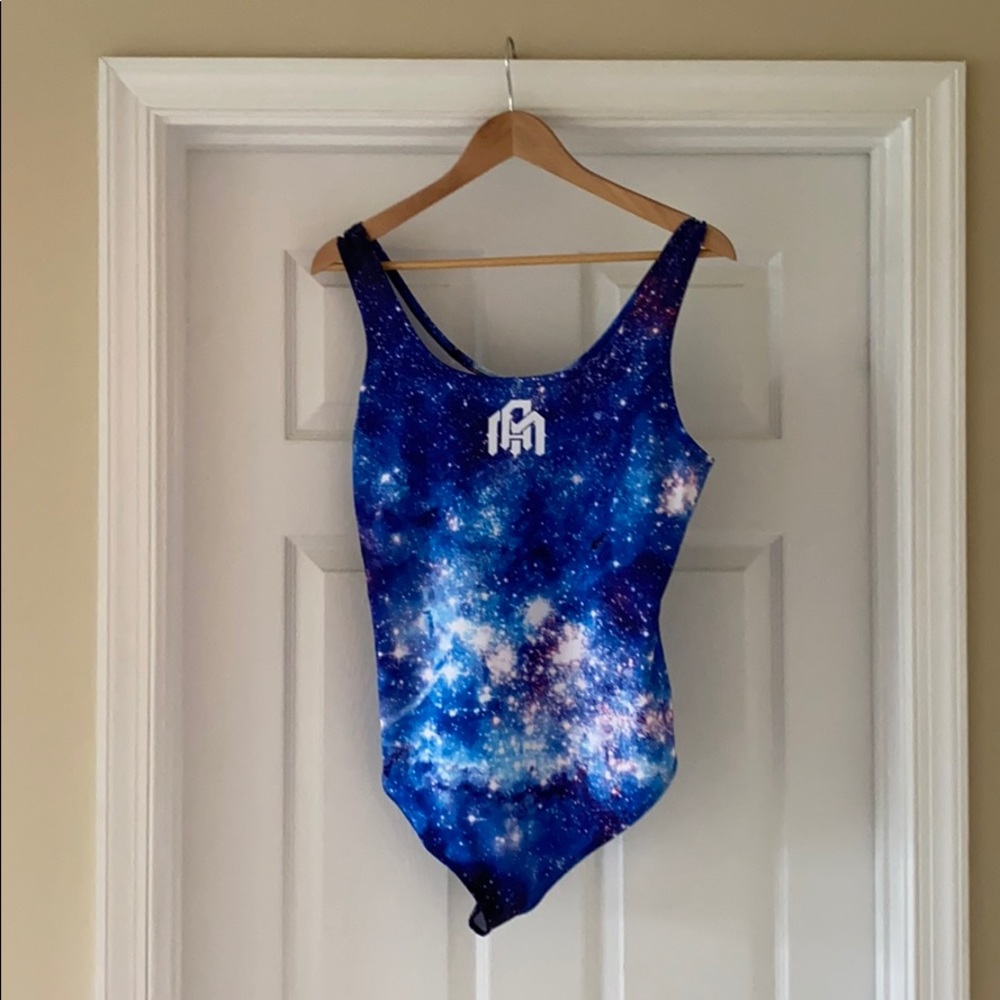 Galaxy Print Bodysuit - Picture 2 of 2